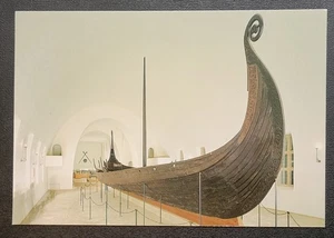 Postal de colección - El barco Oseberg - Noruega - Viking Longship - Arqueología - Imagen 1 de 3