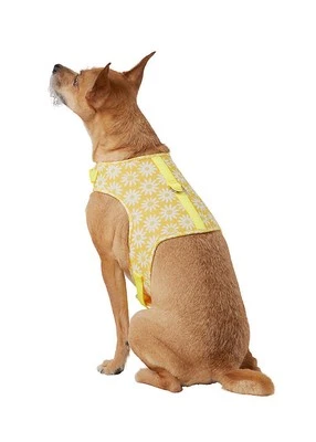 Colete Top Paw confortável acolchoado amarelo margarida floral arnês para cães tamanho M - Imagem 1 de 3