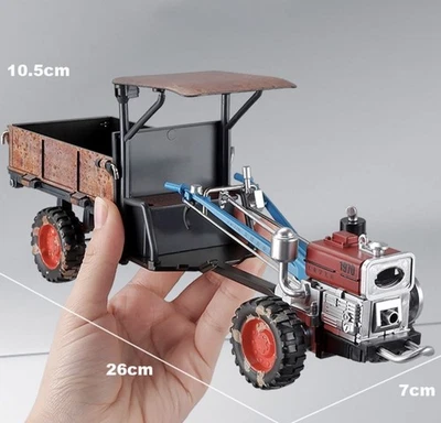 Farm Tractor Model Toy 1:24 Alloy Inertia Vehicle with Lights & Sound - Image 1 of 4