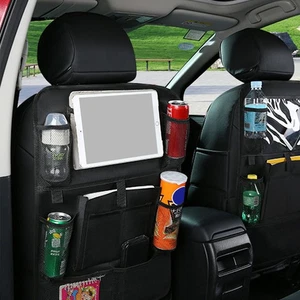  Bolsa de almacenamiento multifunción para automóvil Bolsa trasera para asiento automático Bolsillos colgantes Organizador - Imagen 1 de 11