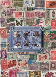 100 Different cancelled Worldwide Stamps 09/16/2025H - Picture 1 of 1