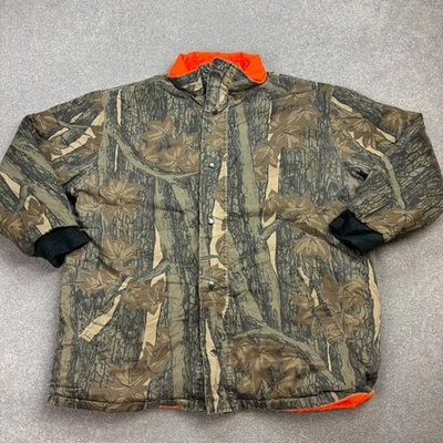 RealTree Jacket Adult Extra Large Brown Work Wear Canvas Camo Hunting Coat Mens - Image 1 of 4
