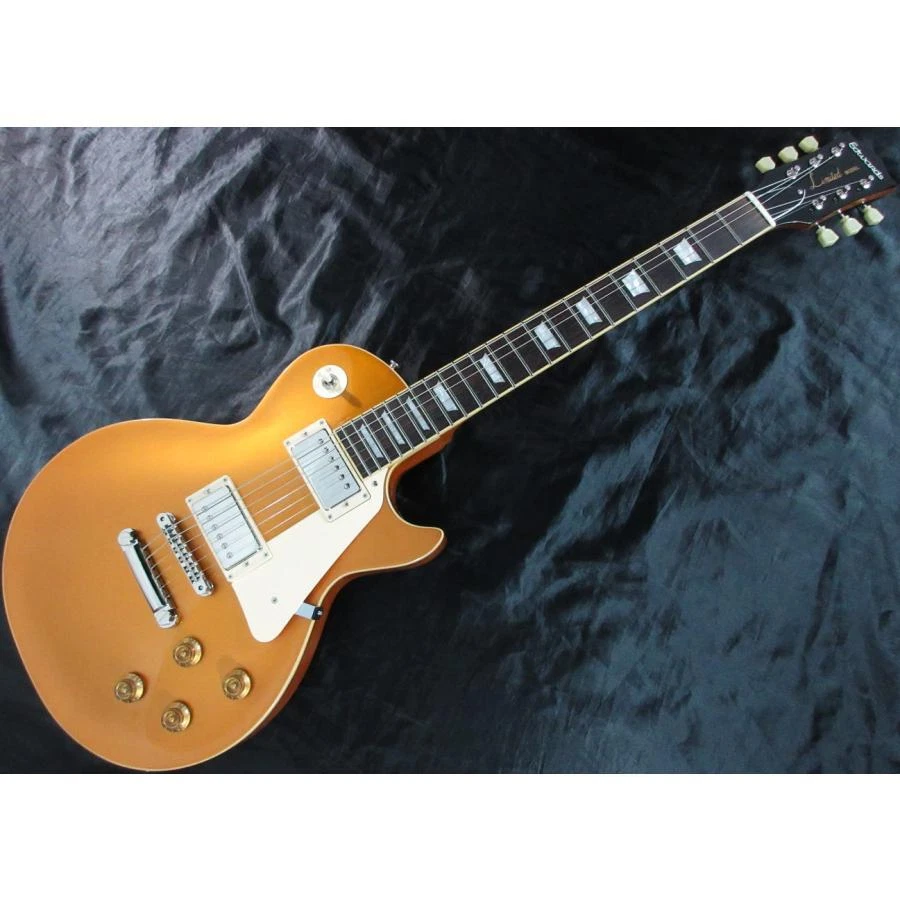 EDWARDS E-LP-STD Gold Top Les Paul type Electric Guitar with Gig Bag