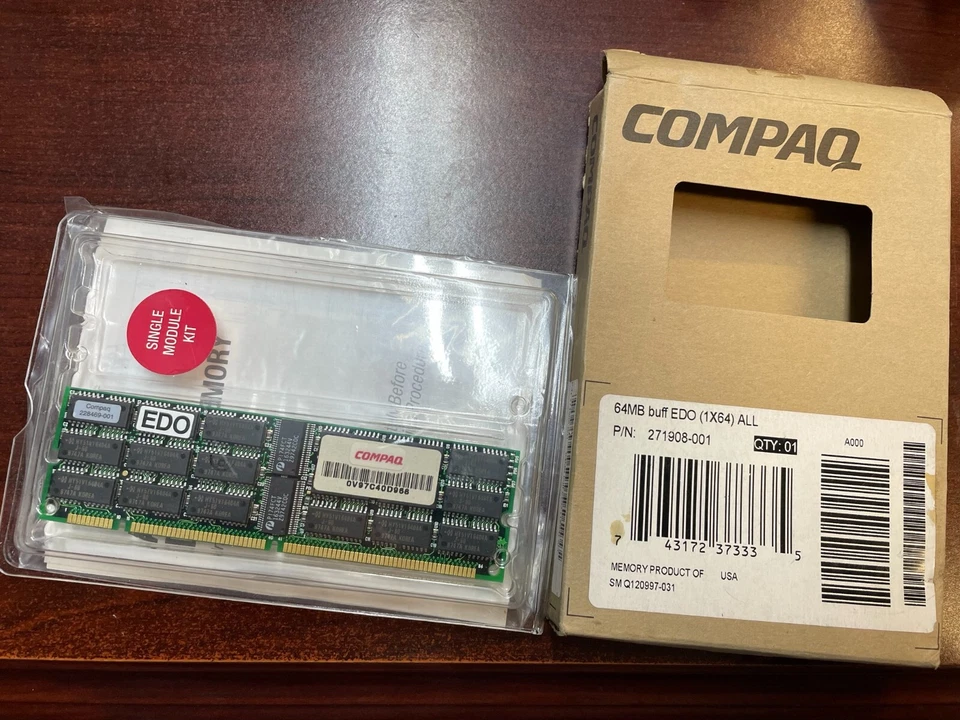Compaq 228469-001 64MB EDO DIMM Server RAM Memory - Image 1 of 2
