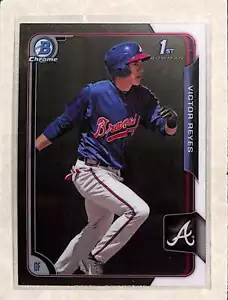 2015 Bowman Chrome 1st #BCP97 Victor Reyes RC NM - Picture 1 of 2