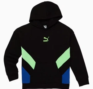 Puma Retro Style Boys Large Hoodie New WO Tags - Picture 1 of 3