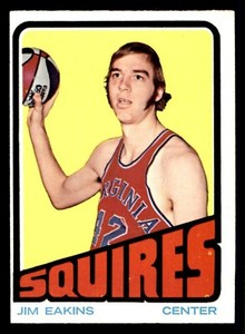 1972 Topps Basketball #213 Jim Eakins EX/MT *d3
