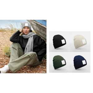 Beechfield appliqué patch beanie - Imagen 1 de 11
