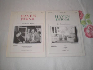 4 ISSUES OF HAVEN JOURNAL, FOR WRITING WRITERS - Picture 1 of 2