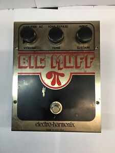 Vintage Electro Harmonic Big Muff  Fuzz Effects Pedal 1979