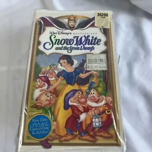 Disney Snow White and the Seven Dwarfs Disney Masterpiece VHS Tape New Sealed - Bild 1 von 7