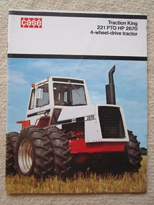 Original 1975 Brochure for the CASE 2670 Traction King Tractor, Very Nice! - Picture 1 of 12