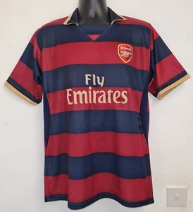 Vintage 2007 Arsenal Football Shirt Bootleg Retro Y2k 2000s Football Club - Picture 1 of 8