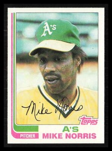 Mike Norris 1982 Topps #370  Oakland Athletics