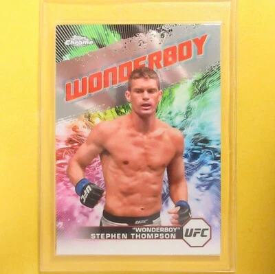 STEPHEN THOMPSON 2024  UFC Topps Chrome WONDERBOY  #AKA-12 - Image 1 of 4