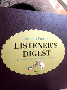Vintage (Box Set) RCA Victor's Listener's Digest 45 RPM Classic Music 10 records - Picture 1 of 3