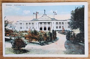 Rhodos Pawtuxet Rhode Island RI Postkarte PC 1910er unbenutzt Tichnor Brothers - Bild 1 von 1