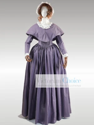 Victorian Dickens Fair Frontier Pioneer Women Cotton Dress Theater Costume 20712 - Image 1 of 4