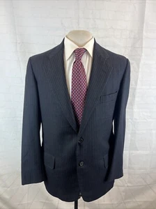 FALL/WINTER MATCHING VEST Southwick Men's Dark Navy Blue Suit 42R 32X26 $1,895 - Picture 1 of 12