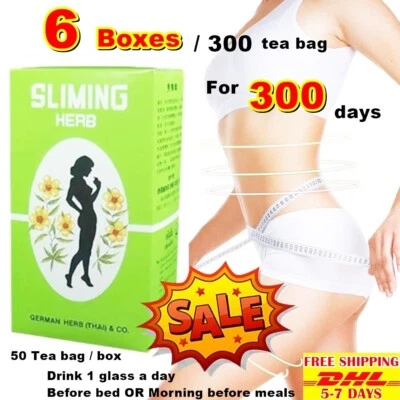T13 SLIM MING HIERBA ALEMANA DESINTOXICACIÓN QUEMAR CONTROL DE PESO TÉ ENVÍO RÁPIDO 6 Cajas Vender Foto 1 de 4