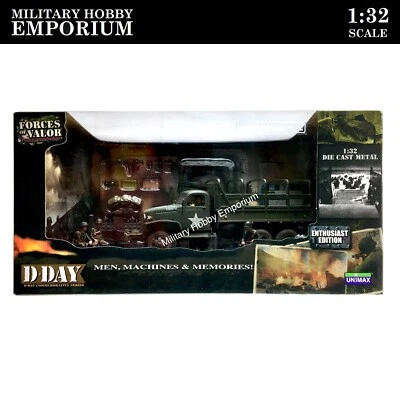 1:32 Unimax Toys Forces of Valor WWII US Army 2.5 Ton Cargo Supply Truck - Image 1 of 2
