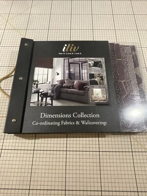 ILiv DimensionsDiscontinued fabric sample book. Ideal for craft projectsquilting - Image 1 of 4