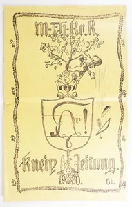 Studentika Pub Newspaper 1920 - Picture 1 of 2