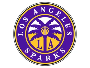 #0074 Los Angeles Sparks emblema logotipo ventilador baloncesto pegatina impermeable vinilo coche - Imagen 1 de 1