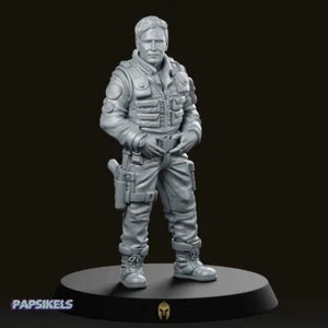 Stargate Se 1 Team Leader Miniature Sci-fi Stargrave 28mm - 55mm Cheap - Picture 1 of 6