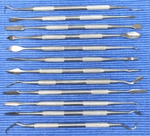 Modellier Werkzeug Töpferei Detail Ton Werkzeuge zum Töpfern Modellieren 12-tlg. - Bild 1 von 1