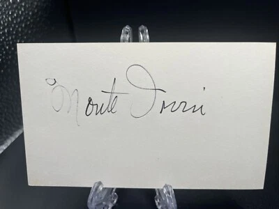 Monte Irvin HOF New York Giants Tarjeta Índice Firmada PSA/DNA AUTO Lote13915 Foto 1 de 3