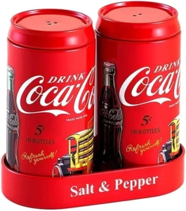 Set sale e pepe in latta per coca cola, coca cola 2023 - Foto 1 di 8