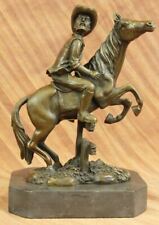 Frederic Remington The BRONCO Buster Cowboy Messingskulptur Western Dekorative