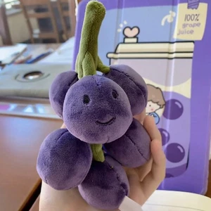 Jelly-cat Fabulous Fruit Grapes Soft Plush Doll Stuffed Fruit Toy Bouncy Bunch - Picture 1 of 2