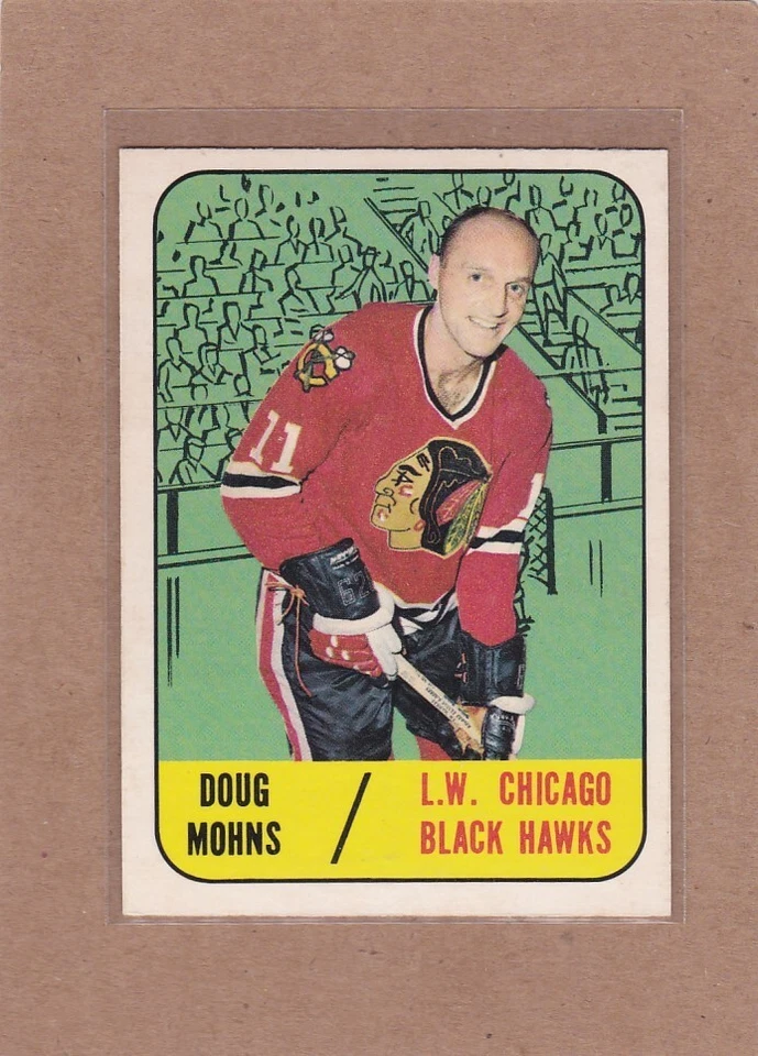 1967-68 TOPPS HOCKEY DOUG MOHNS #63 BLACK HAWKS VG *A34829 - Image 1 of 1