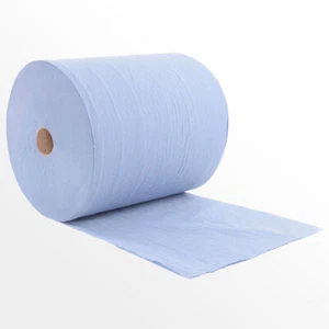 Putzrollen 36 x 36cm Papier-Rolle Papierhandtücher Putztuch Putzpapier blau - Bild 1 von 4