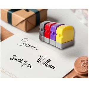 Custom Signature Stamp Personalized Handwritten Name Stamp Business Personal - Picture 1 of 4