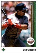1989 Upper Deck Dan Gladden Minnesota Twins #400