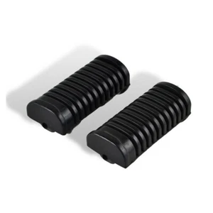 2pcs Foot Peg Footrest Footpegs Rubbers Black For Honda CL90 CB100 CL125A CB450 - Picture 1 of 5