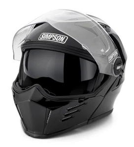 Simpson Racing Products Mod Bandit Motorcycle Helmet Black - XL - Picture 1 of 7