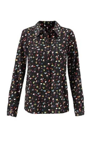 Cabi Ferris Printed Blouse Size M UK 12 rrp £75 LS7 GG 14 - Picture 1 of 5