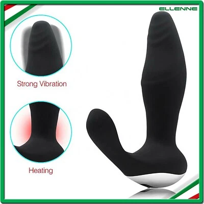 ✅VIBRATORE PROSTATA UOMO MASSAGGIO RISCALDATO PROSTATICO DILDO STIMOLATORE J061✅ - Immagine 1 di 4