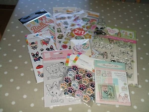 Bastelzimmer Entrümpelung Konvolut süße Haustiere. Für Kartenbasteln und Scrapbooking, neu. - Bild 1 von 10