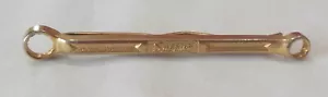 Gold-tone Snap-on Tools Box Wrench Tie Bar - Picture 1 of 6