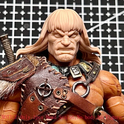 Скульптурная голова варвара Конан масштаб 1:18 неокрашенная фигурка 3,75 дюйма стиль V2 - Изображение 1 из 4