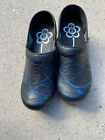 New Sanita Professional Primrose Black/Blue Sz 36 (Us 5.5 - 6) Women Clog Shoes