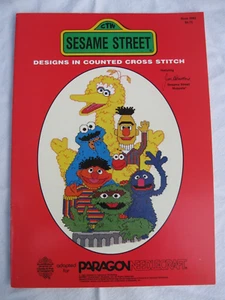Sesame Street Designs in Counted Cross Stitch w/ Jim Henson's Muppets-Book 5082 - Picture 1 of 8