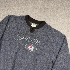 Vintage Lee Sport Colorado Avalanche Sweatshirt Herren XL Blau Frottee Retro - Bild 1 von 7