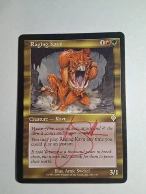 Raging Kavu Magic the Gathering MTG Invasion - Image 1 of 4