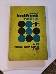 1971 Chiltons Triumph Motorcycle Repair & Tune-Up Guide Hardcover Book! - Picture 1 of 24